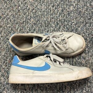 Blue Nike Court Shoe